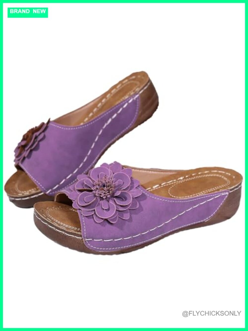 Womens Orthopedic Wedge Sandals Comfort Open Toe Platform Slides Arch Support